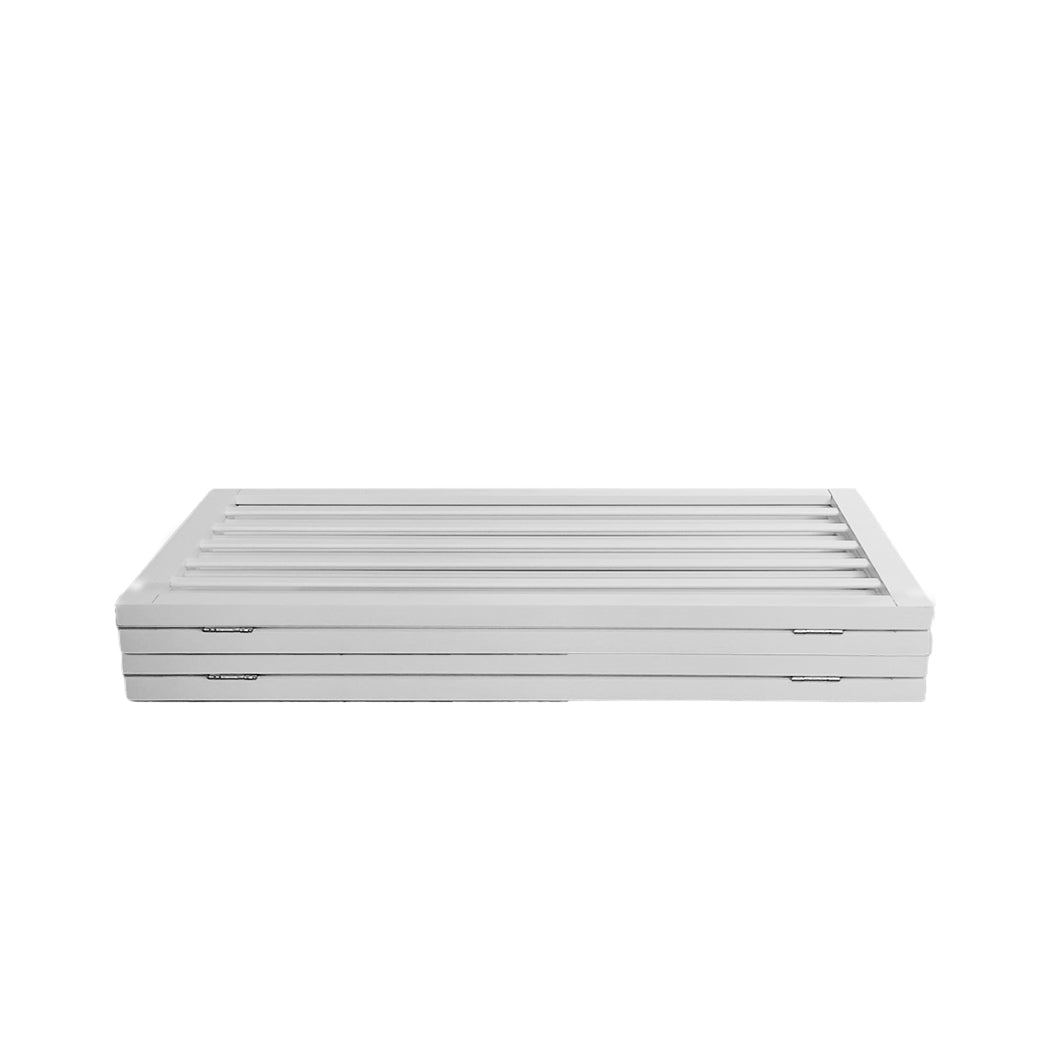 Pet Gate Dog Fence Retractable White 185Cm X 60.5Cm 1.8Cm