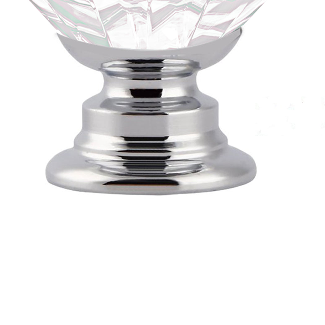 10 Pcs 30Mm Clear Diamond Shape Glass Transparent