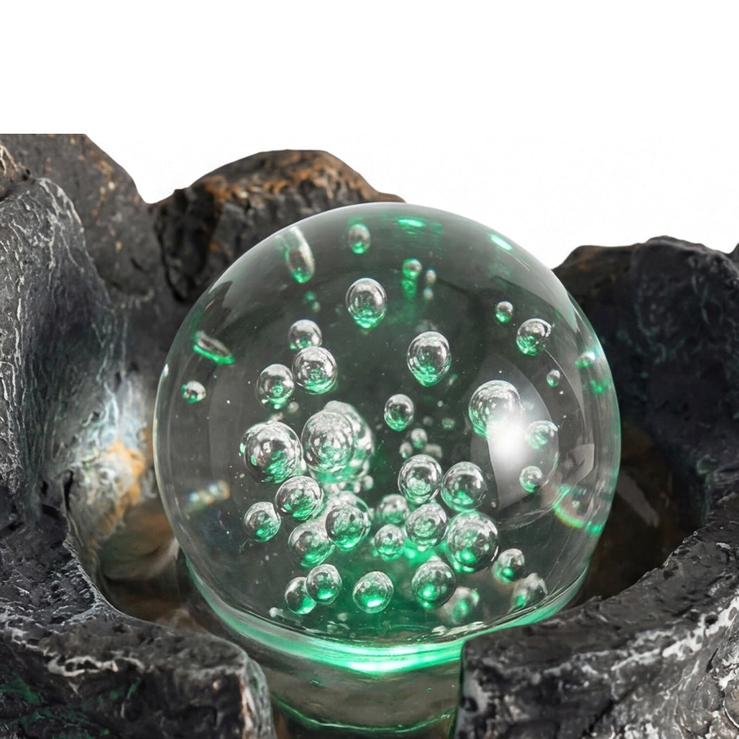 Spector Tabletop Water Fountain With Led Light & 3 Flow Levels