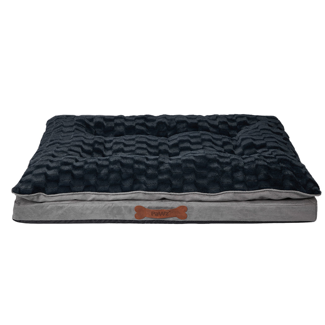 Dog Calming Bed Soft Plush Comfortable Warm Cushioned Support For Medium Dogs