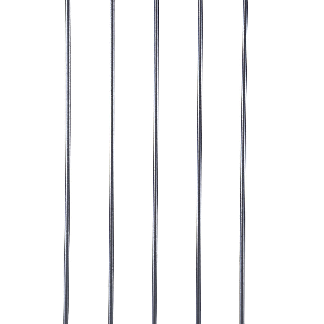 Baby Safety Gate Pet Barrier Black 45Cm Extension For Home