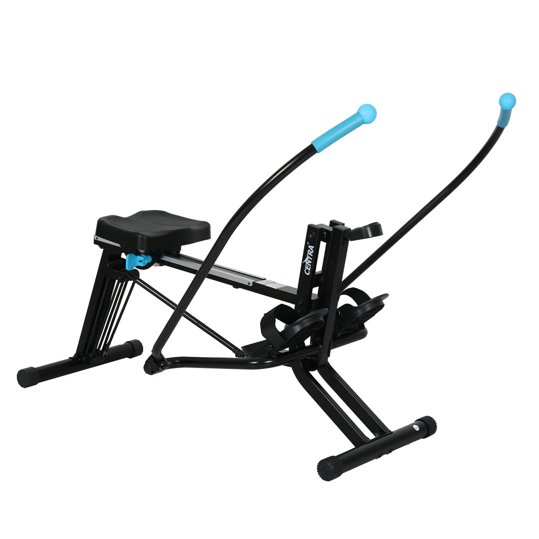 Centra 2 In 1 Rowing Machine Leg Press Workout Fitness