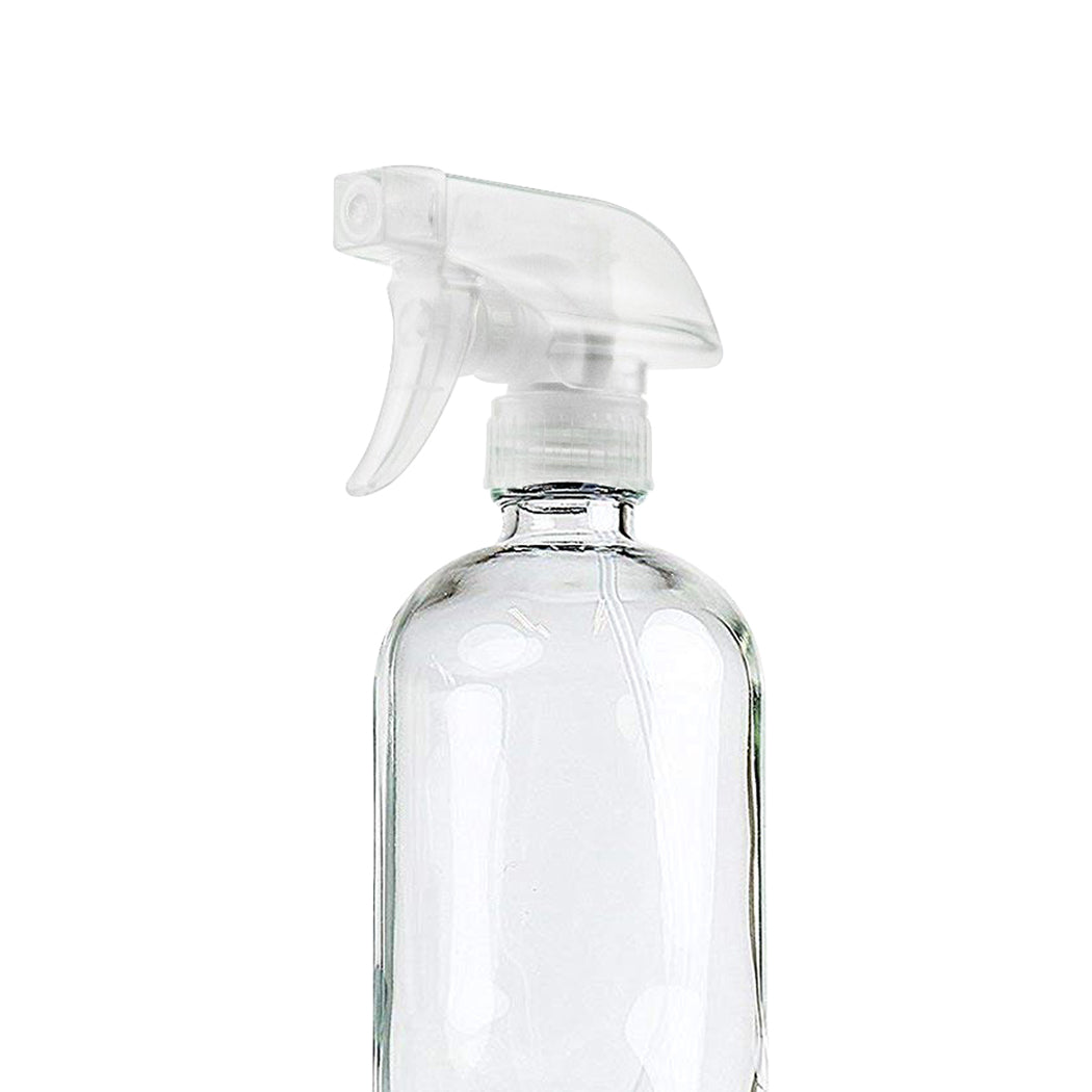 4X 500Ml Clear Glass Spray Bottles Trigger