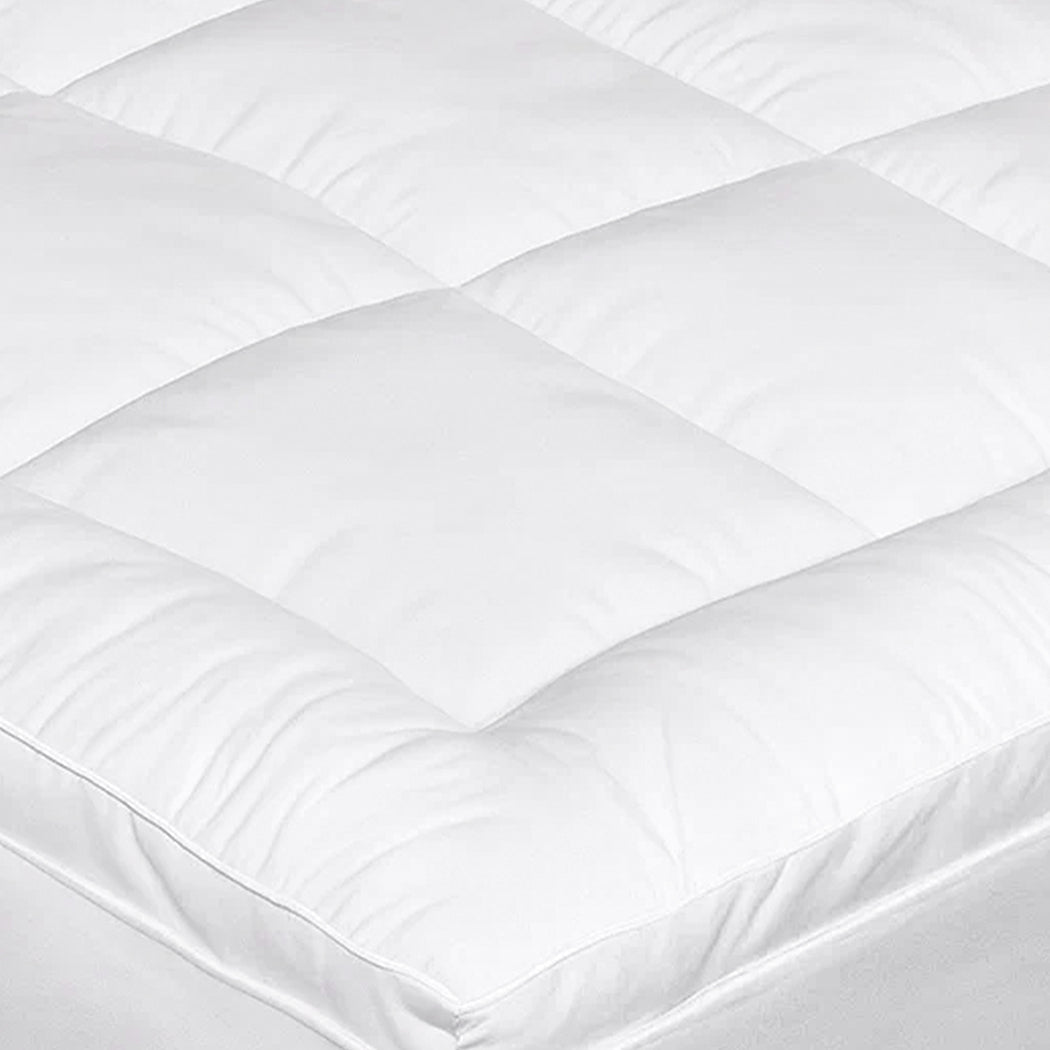 Dreamz Mattress Topper Pillowtop Cover Bed Protector Double