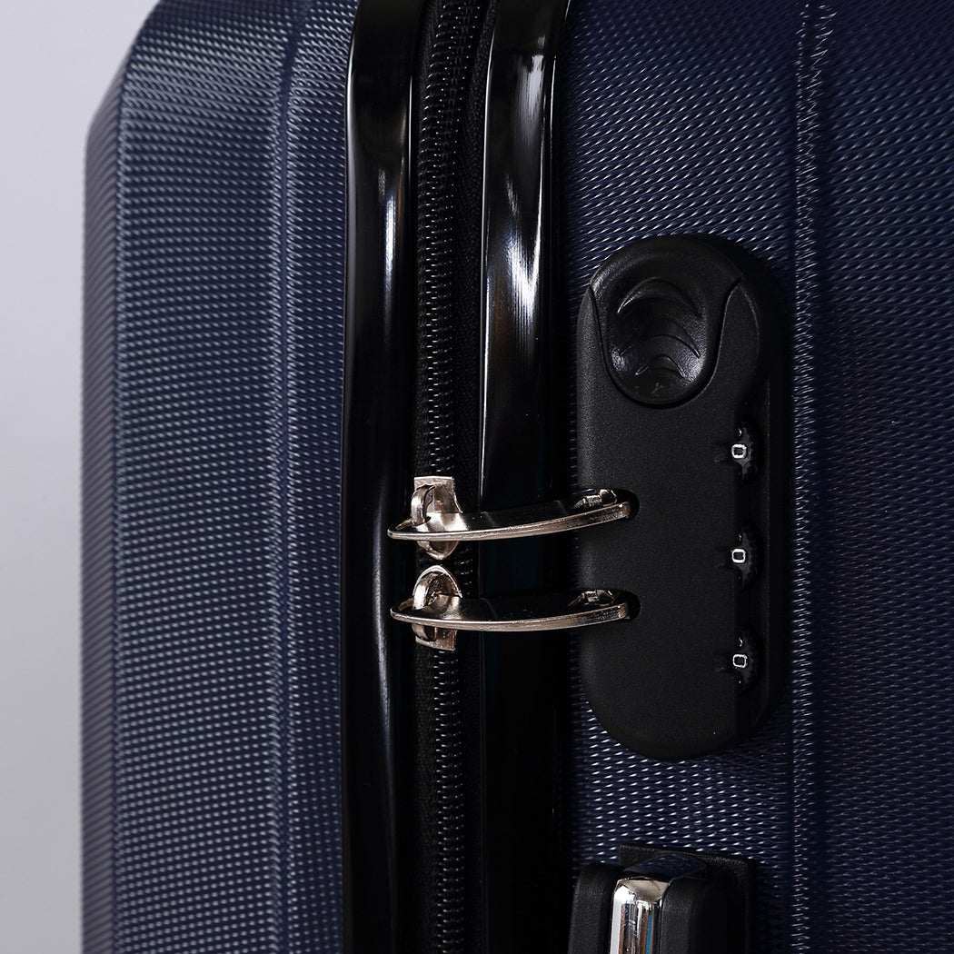 Slimbridge 2Pcs 20"Travel Luggage Set Navy