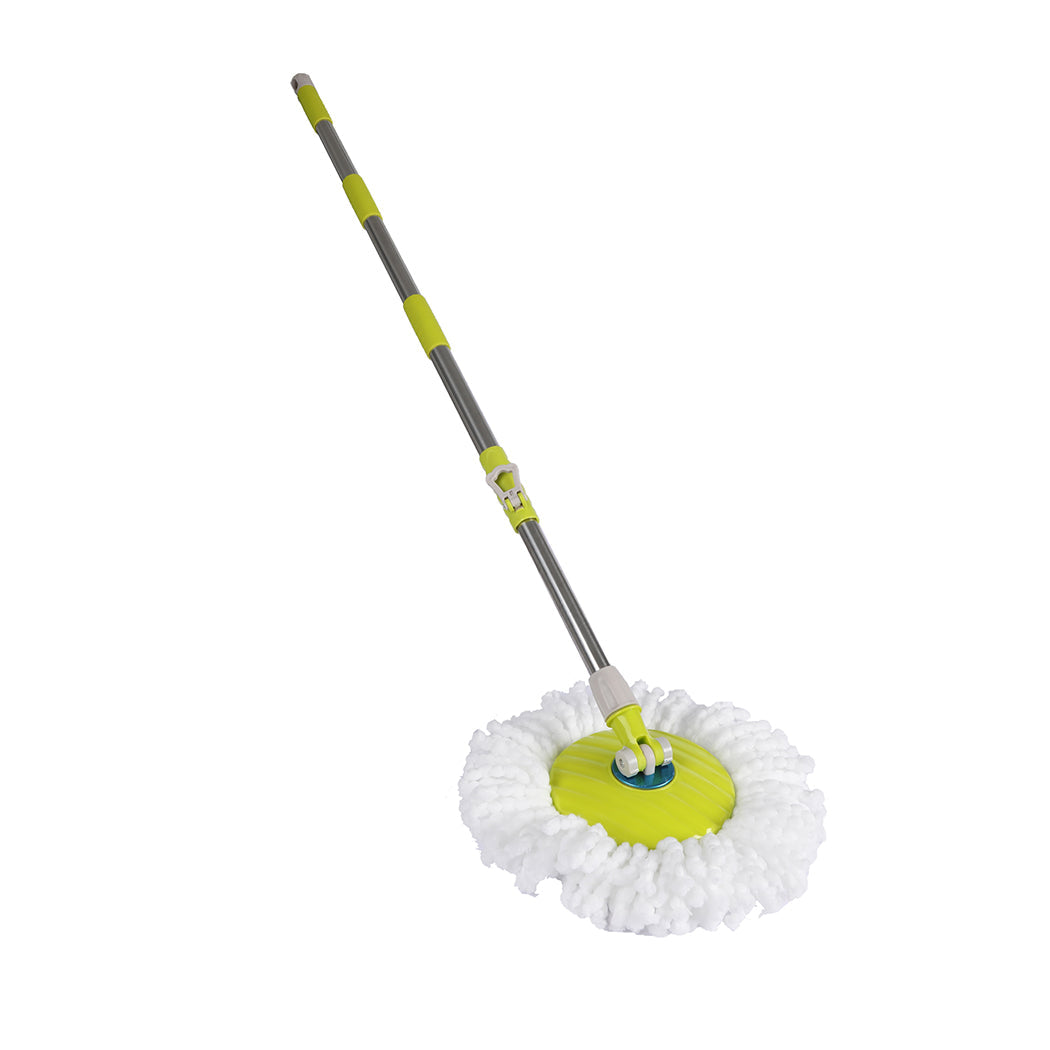 Cleanflo Spin Mop Bucket Set 360 Spinning Green