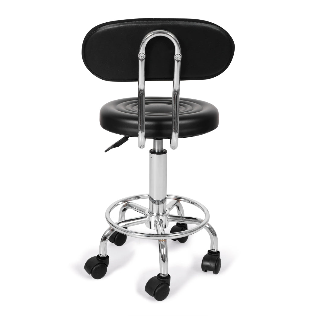 Salon Stool Swivel Bar Stools Black