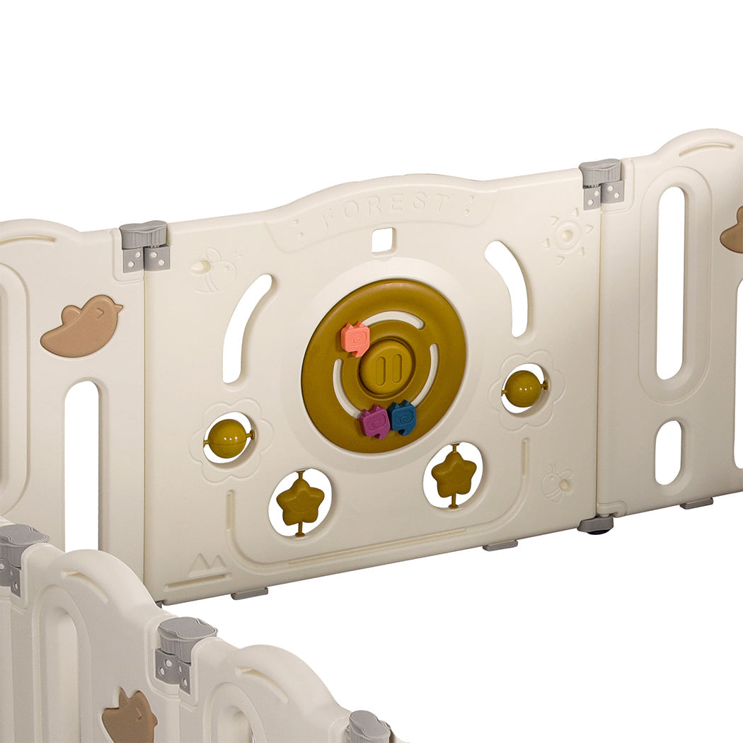 Bopeep 16 Panels Kids Playpen Baby Safety Gate
