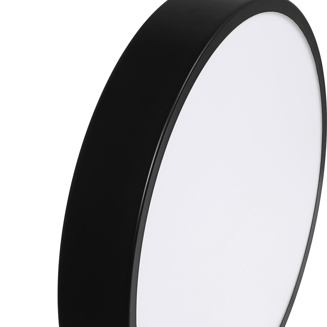 3-Colour Ultra-Thin 36W Led Ceiling Light 5Cm Black For Modern Home Illumination