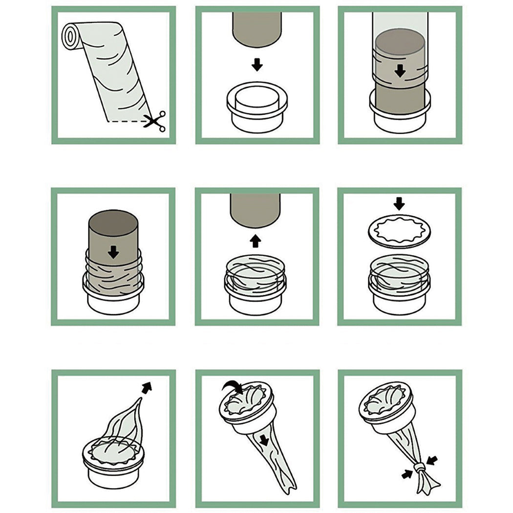 200M Nappy Bin Refill Kit Compatible Disposable Bags For Diaper Disposal System