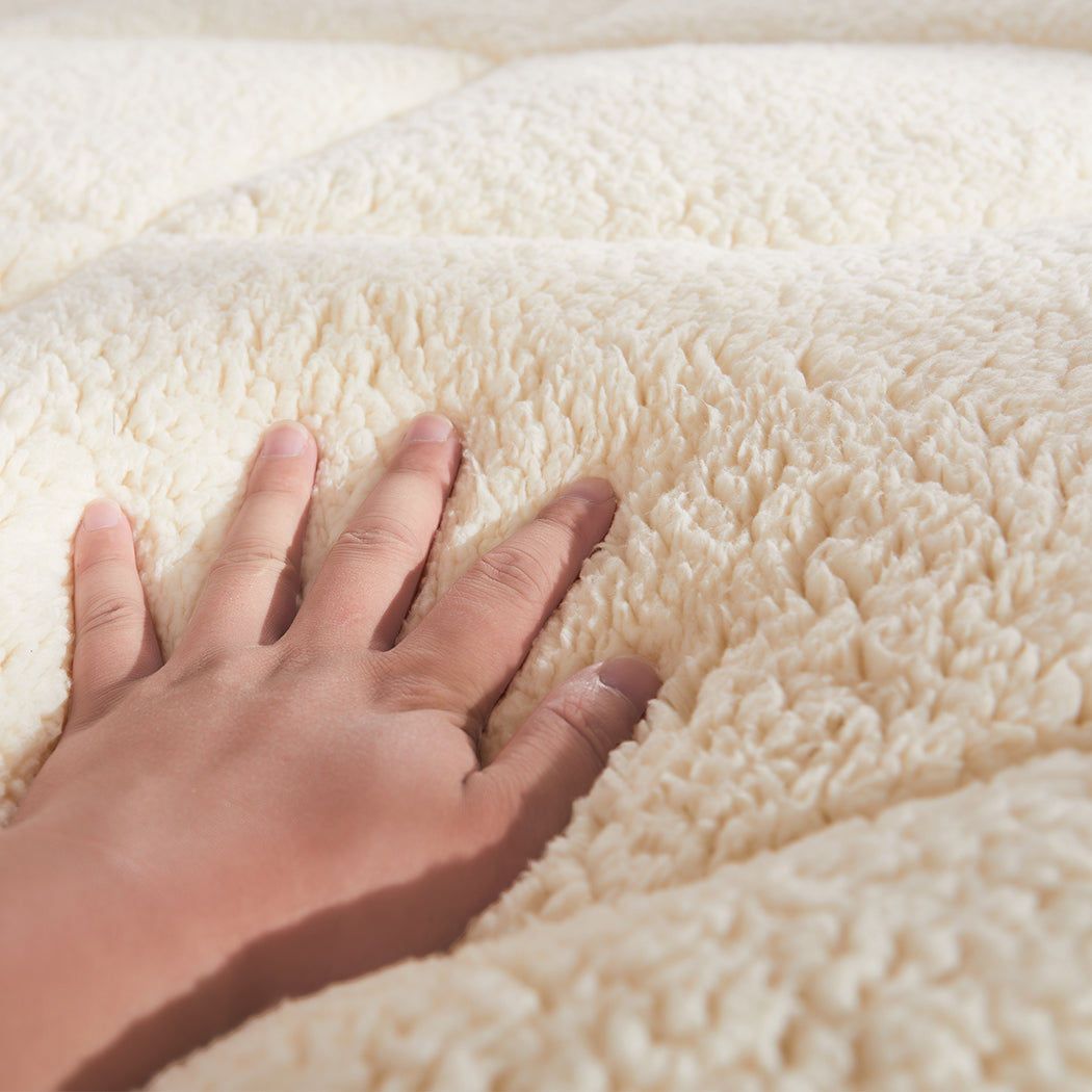 Dreamz Mattress Topper 100% Wool Underlay King