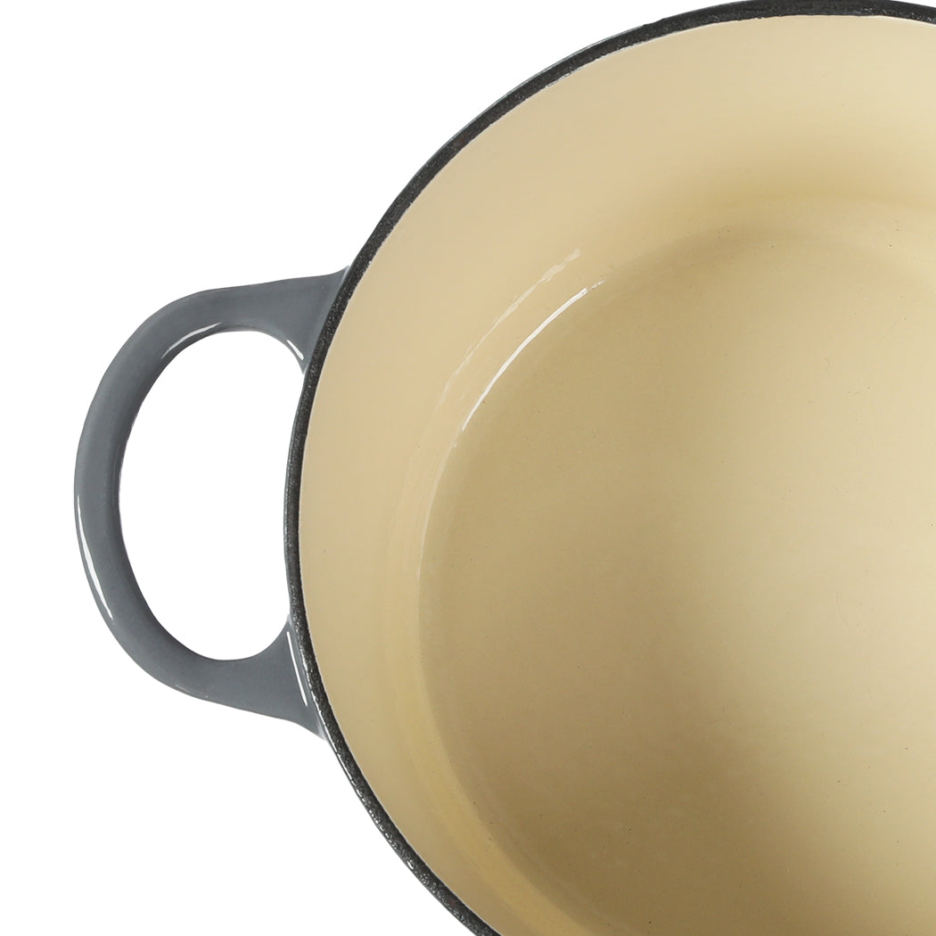 Toque 4L Enamel Dutch Oven Pot Cookware Black