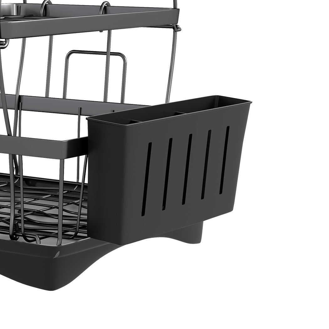 Toque Dish Drying Rack Plate Drainer Cup Holder