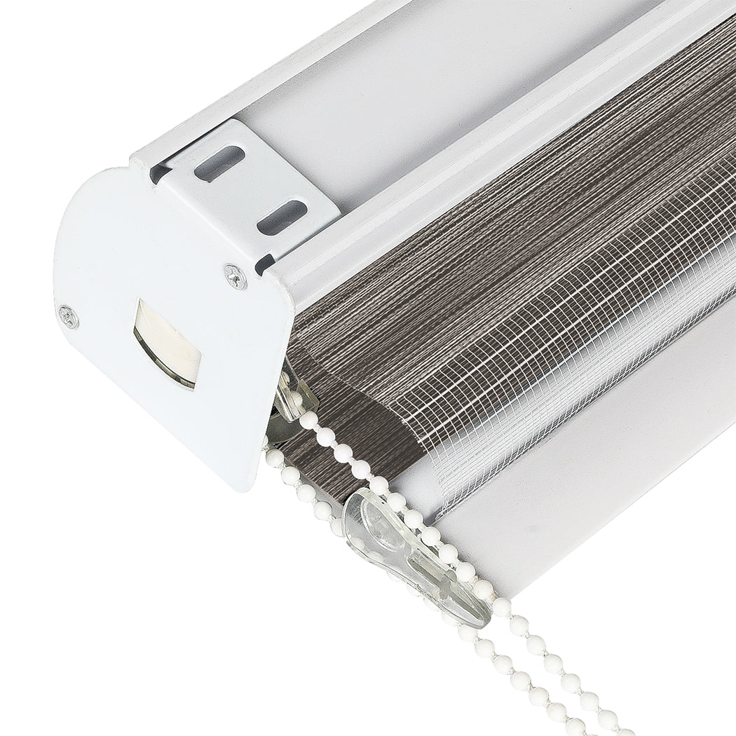 1 Sets of Marlow 1 Sets Of 1X Blackout Zebra Roller Blind Curtains 90X210cm Beige