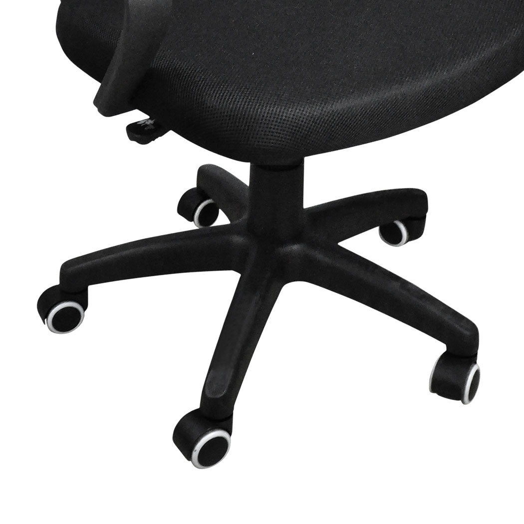 2X Office Chair Gaming Computer Grey Adjustable Ergonomic Seat Support