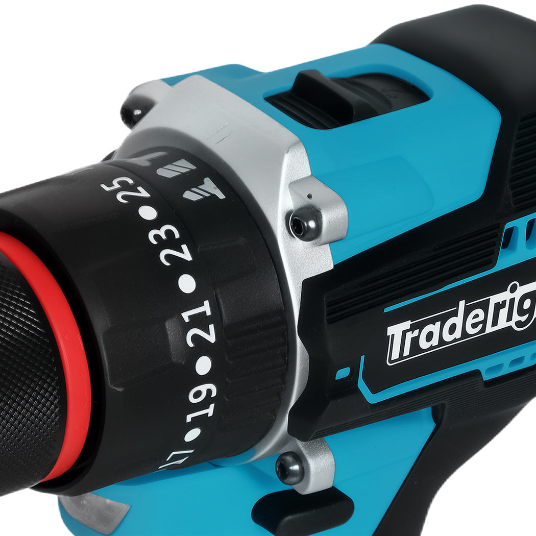 Traderight 21V Cordless Impact Drill With Led Light