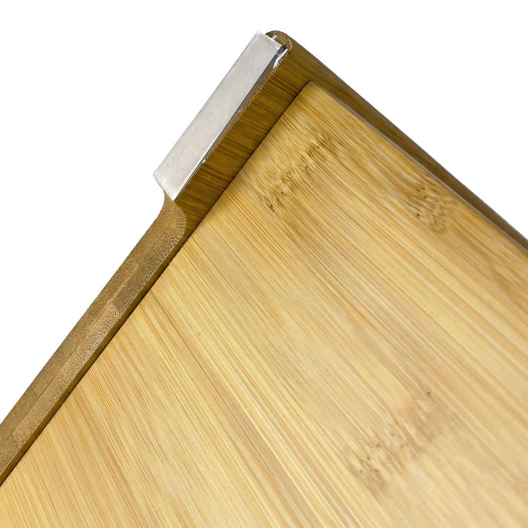 Toque 2 Tier Bamboo Bread Box 20L Kitchen Counter Storage