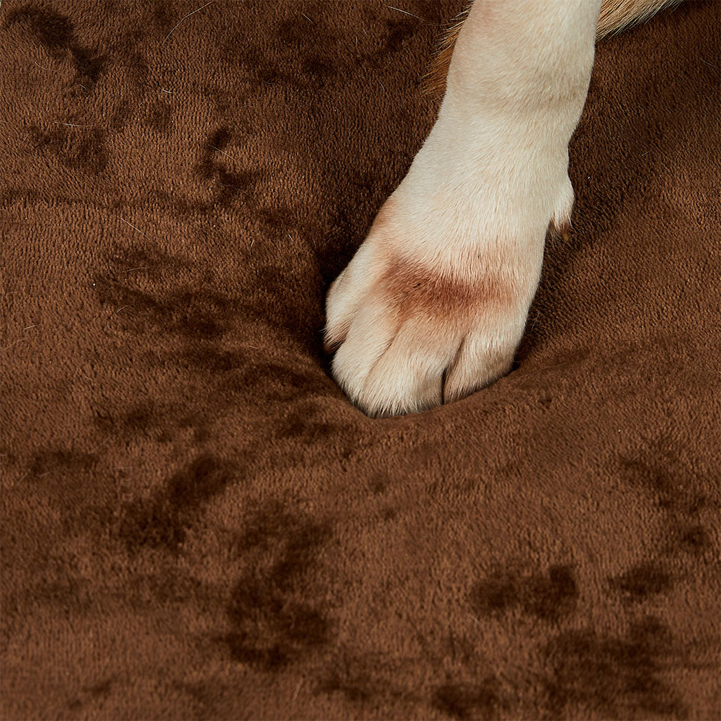 Pawz Orthopedic Dog Bed M Coffee Cozy Support For Medium Sized Dogs