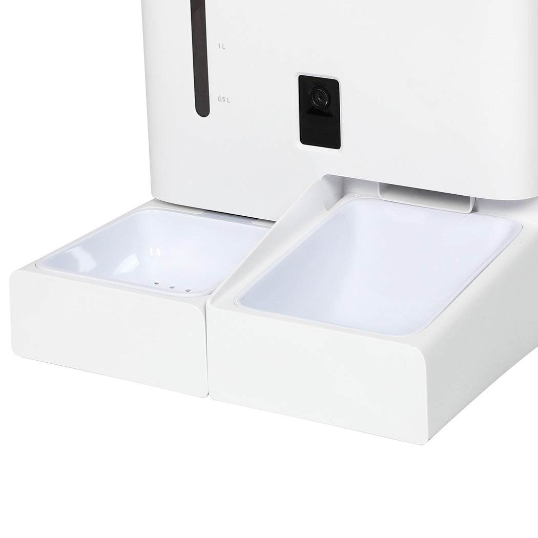 Pawz 2 In 1 Automatic Pet Cat Dog Feeder Water Set