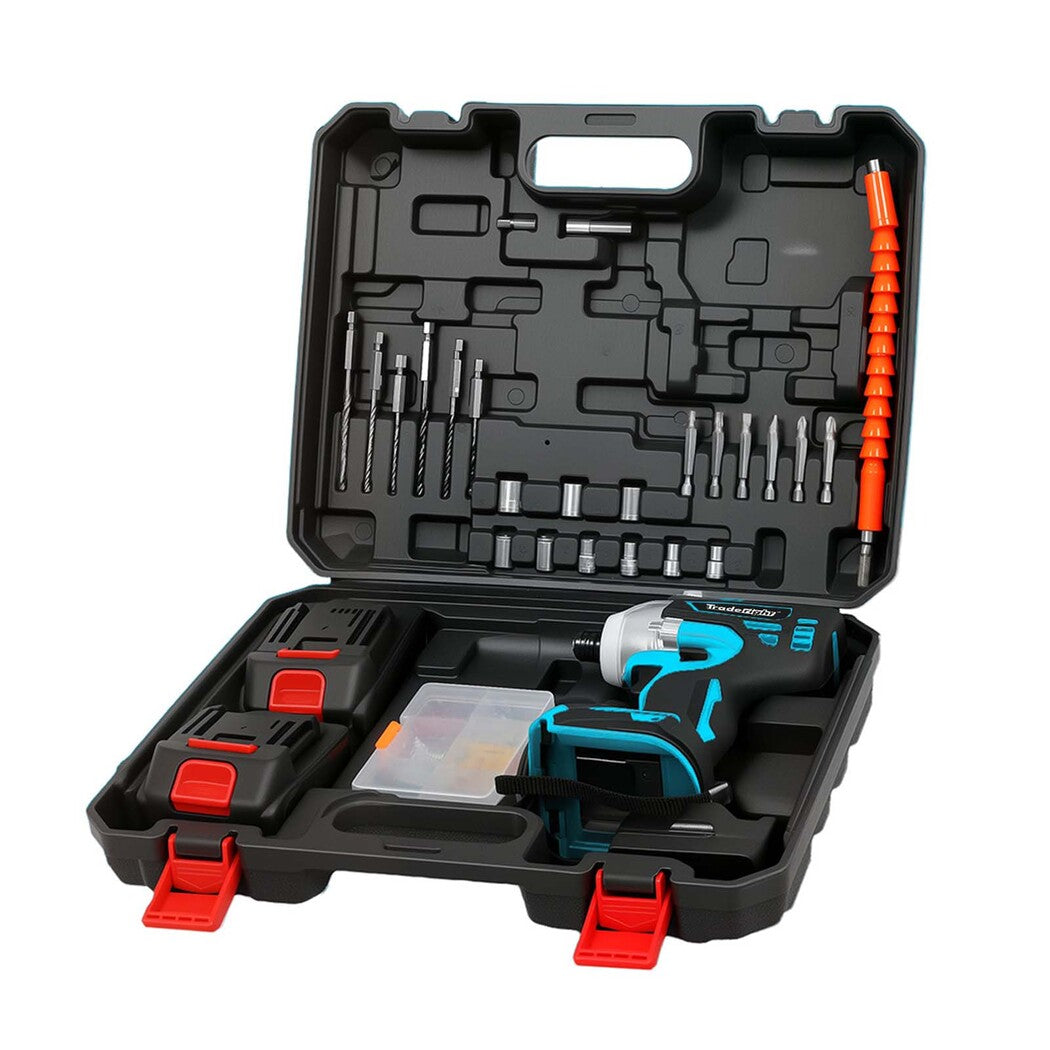 Traderight 21V Impact Driver Cordless400nm2x2.0Ahkit