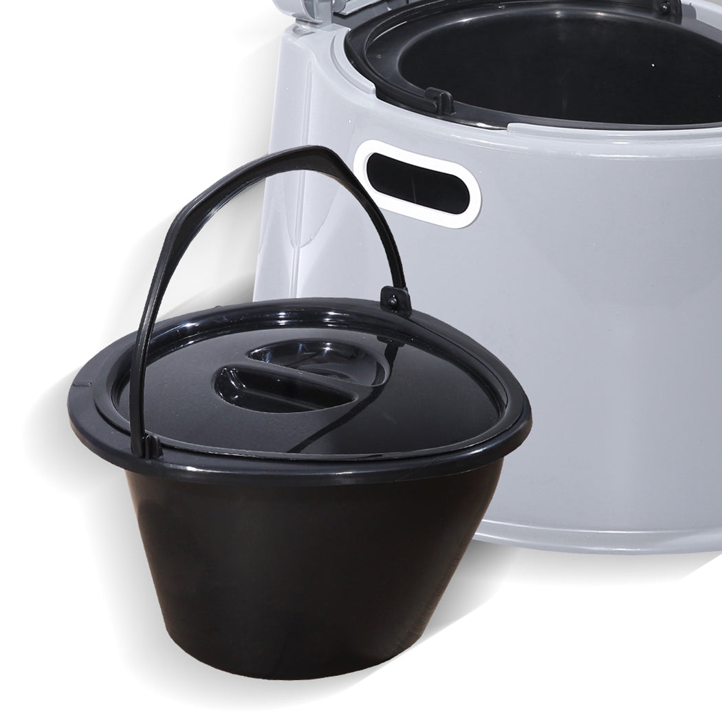 6L Camping Toilet Outdoor Potty For Travel Hiking Rv And Beach Use
