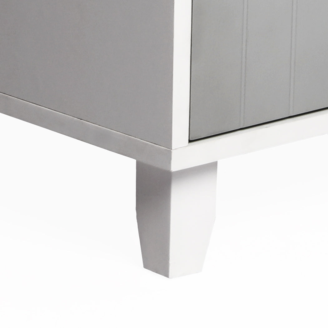 Pawz Enclosed Cat Litter Cabinet Box Grey Stylish And Discreet For Cats