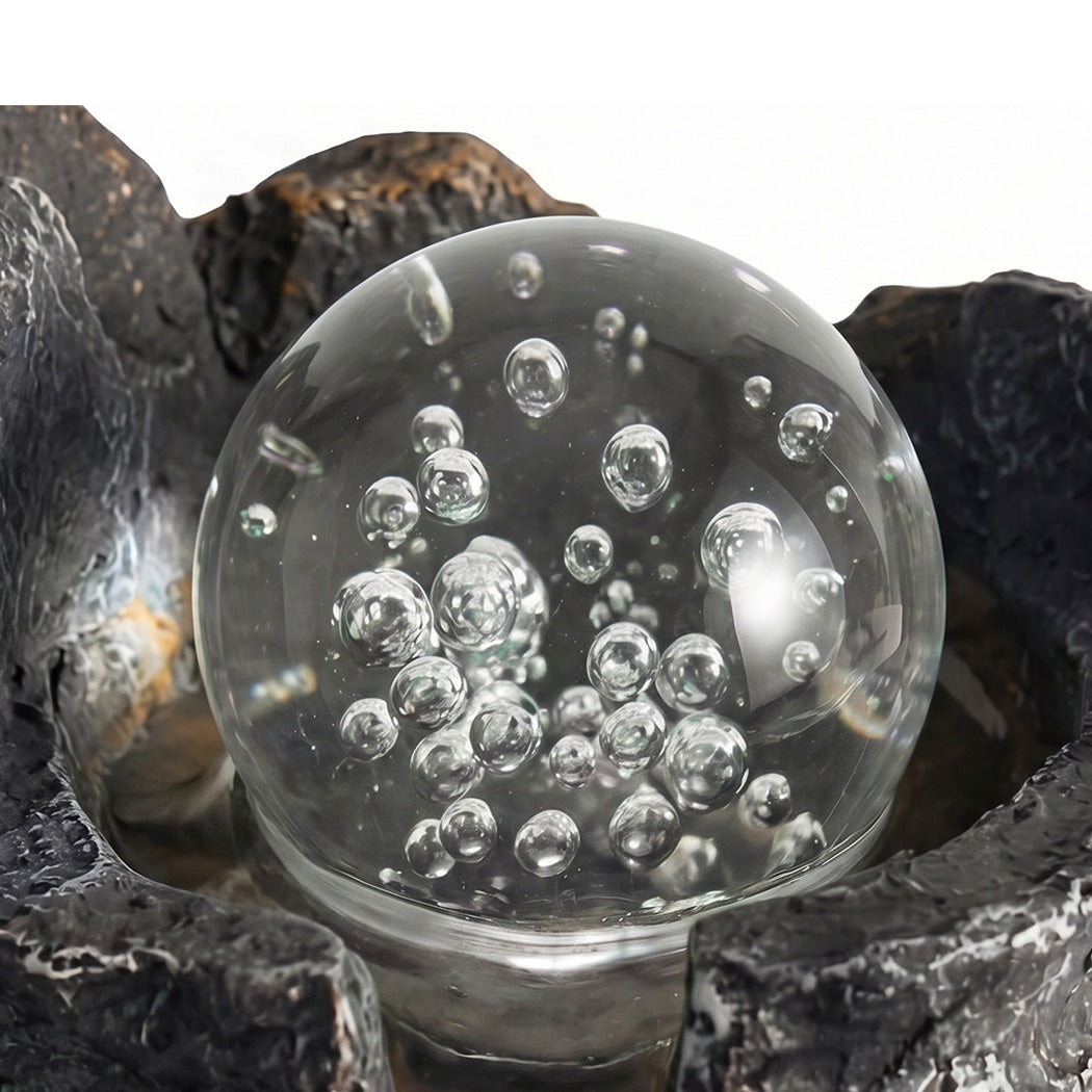 Spector Tabletop Water Fountain 3 Flow Levels Resin Indoor