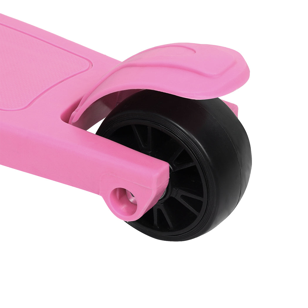 Bopeep Foldable Kids Scooter Led Music Pink