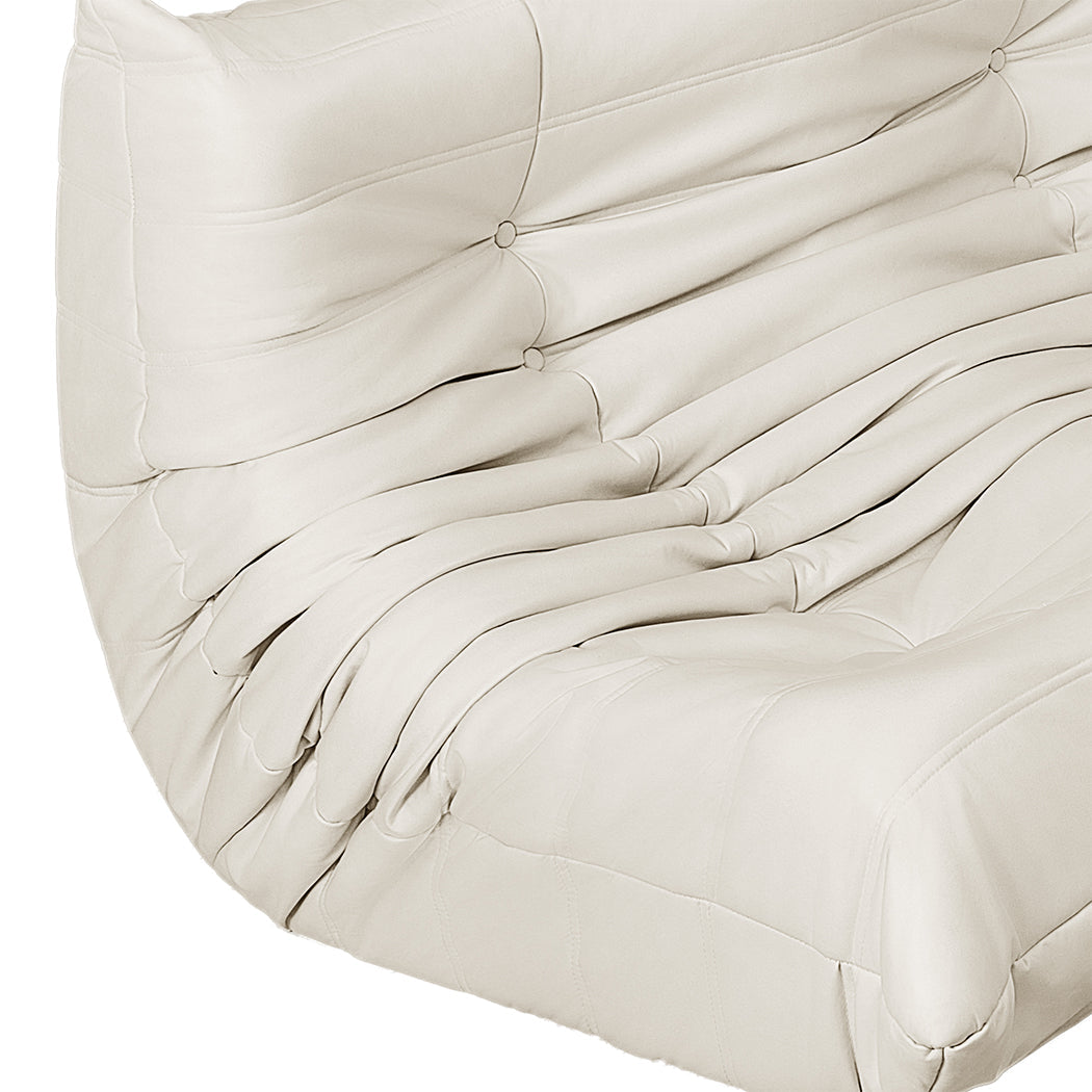 3 Seater Floor Sofa Caterpillar Lounge Comfortable Modern Seating For Living Room