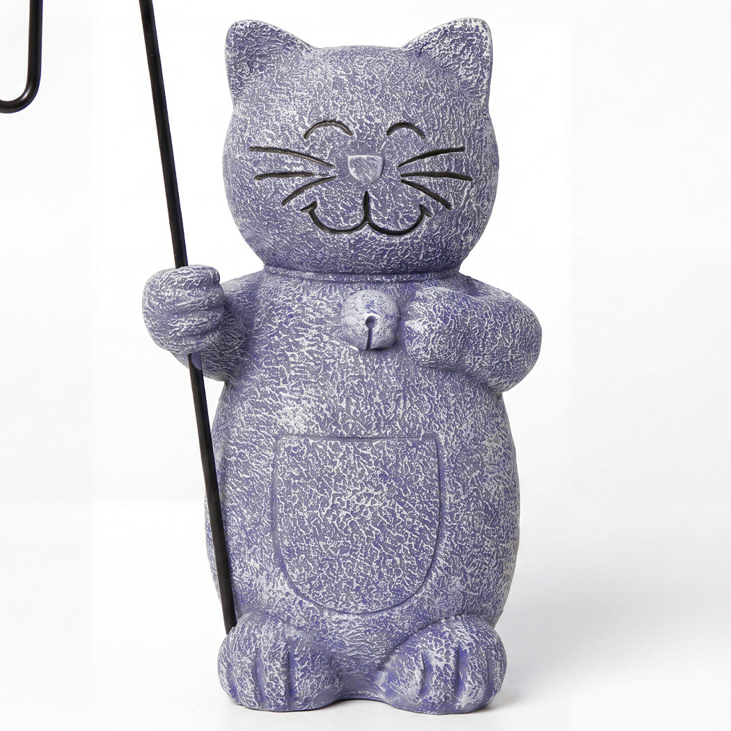 Emitto Cat Solar Garden Statue Weatherproof Led Light Decor