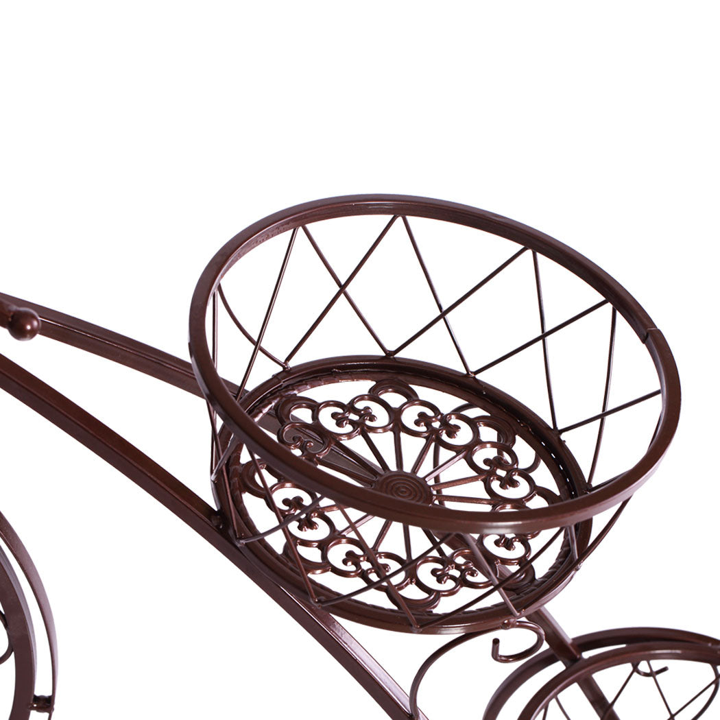 2X Plant Stand Outdoor Indoor Bronze 78Cm 17Cm 52Cm