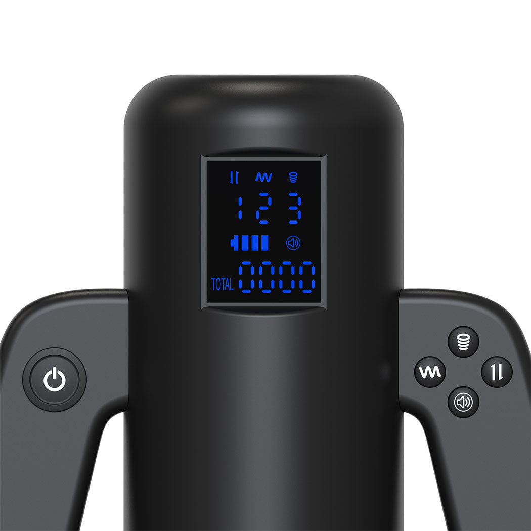 Urway Telescopic Masturbator Masturbation Cup Heating Black