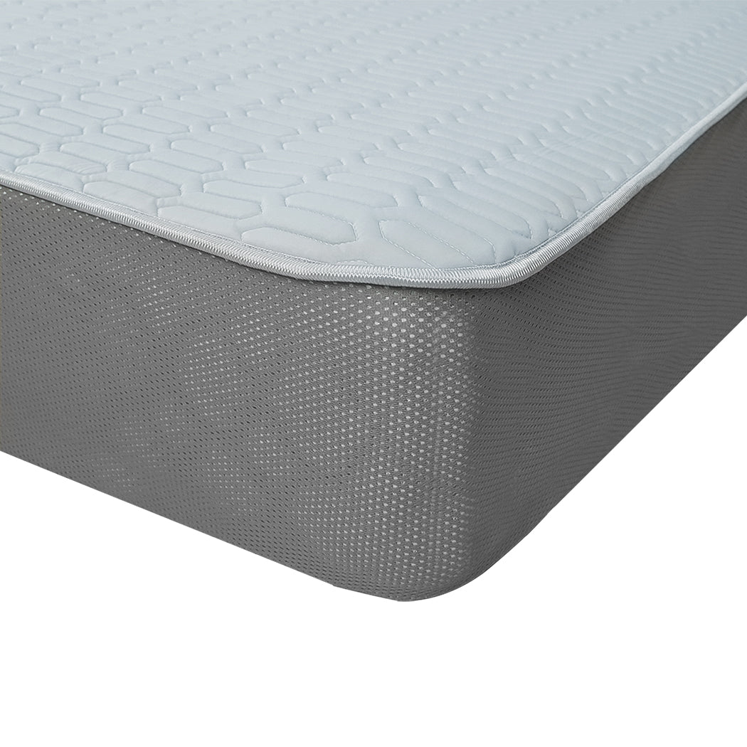 Dreamz Latex Cooling Bed Sheet Set Fitted 3Pcs Double
