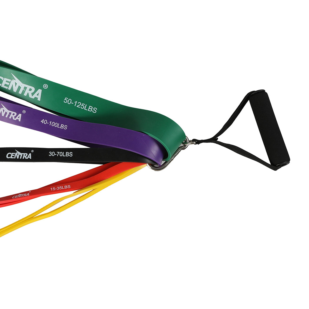 Centra Set Of 5 Heavy Duty Resistance Bands