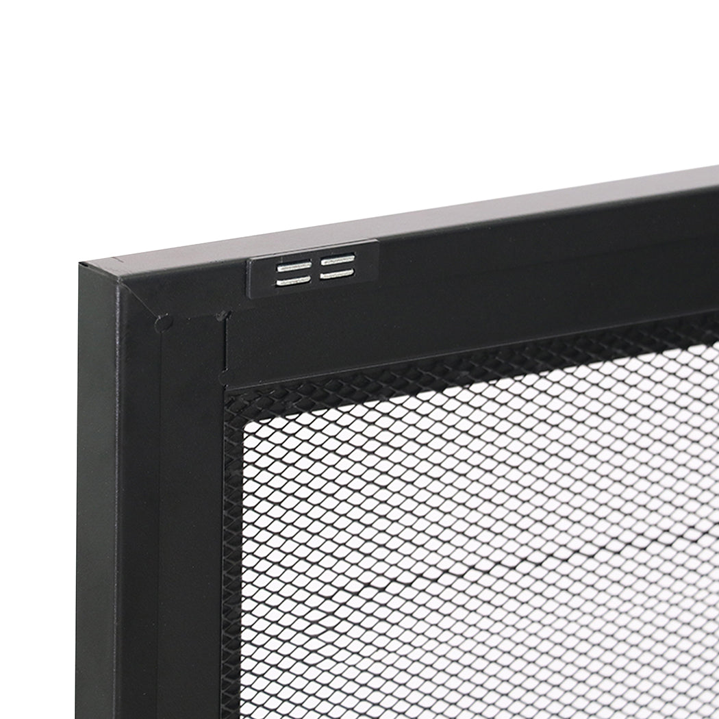 80Cm X 40Cm 101.5Cm Storage Cabinet Steel Kitchen Black