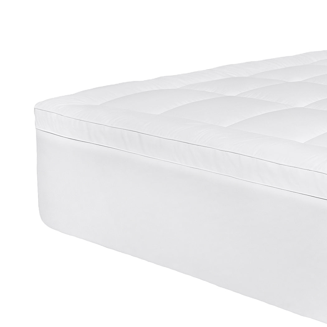 Dreamz Mattress Topper Pillowtop Cover Bed Protector Double