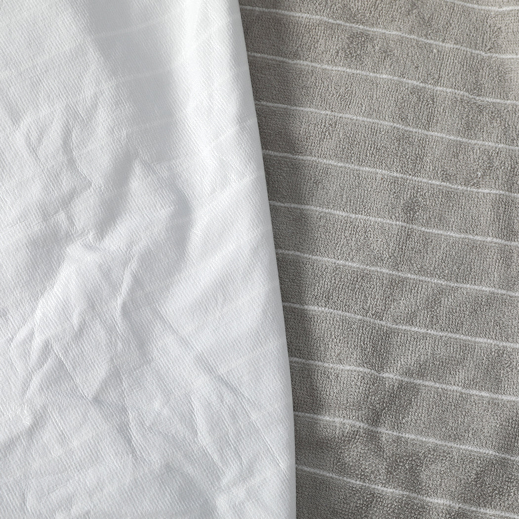 Dreamz King Mattress Protector Pillowcases Grey