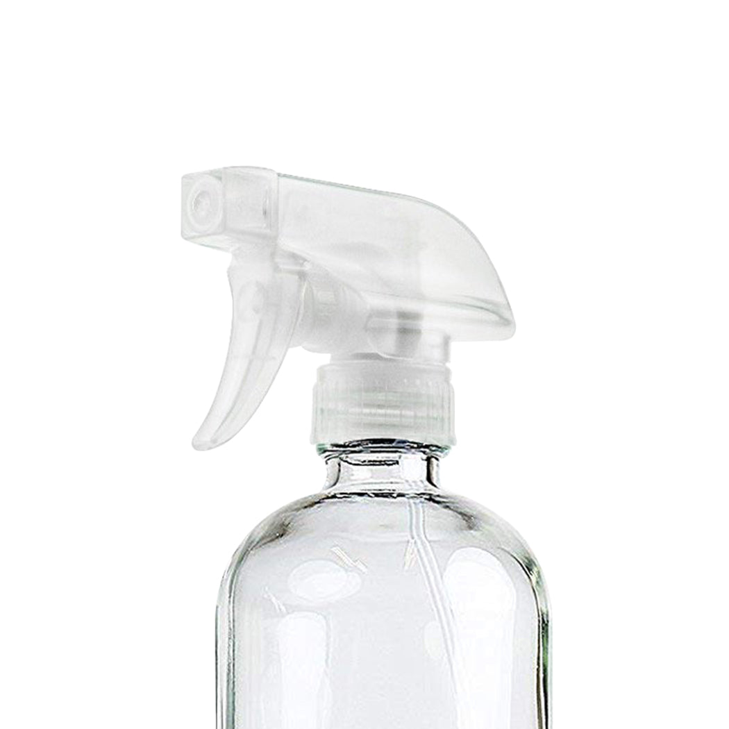 4X 500Ml Clear Glass Spray Bottles Trigger