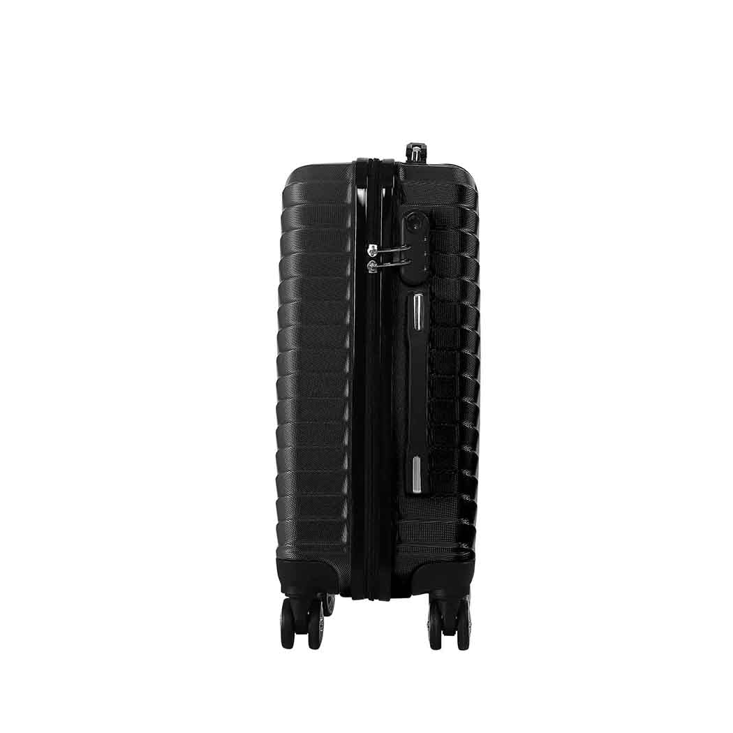 Slimbridge 20" Carry On Travel Luggage Black Inch