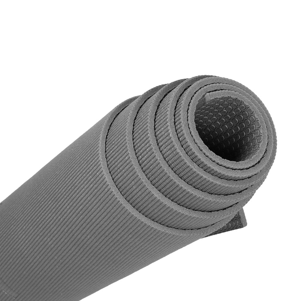 Centra Yoga Mat Non Slip 5Mm Exercise Grey