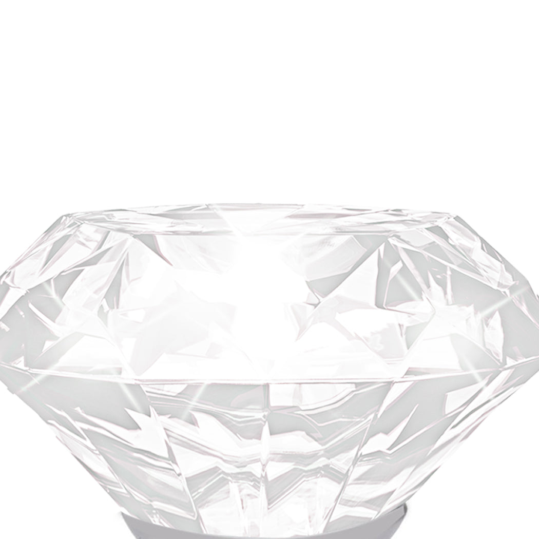 10 Pcs 30Mm Clear Diamond Shape Glass Transparent