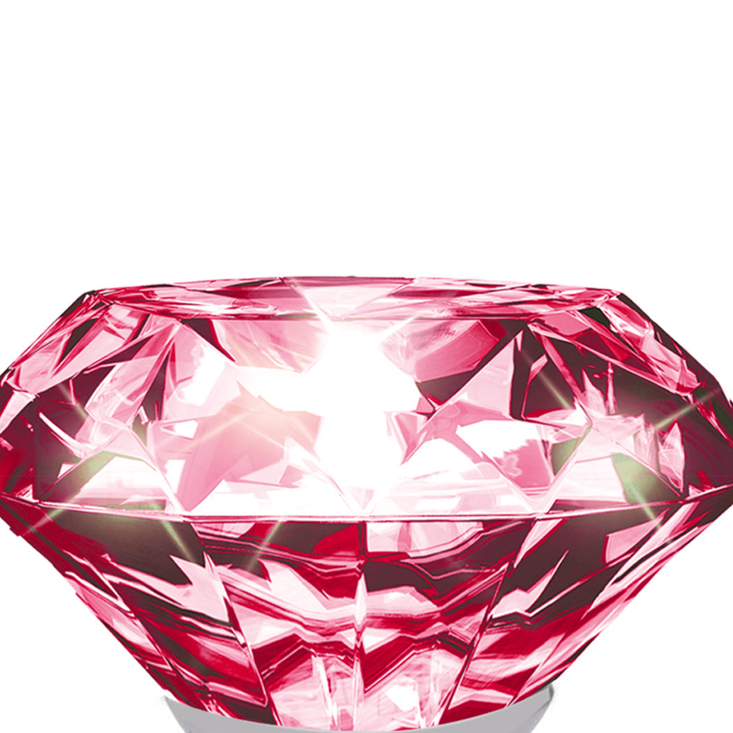 16 Pcs Red Crystal Knobs Diamond 40Mm Large