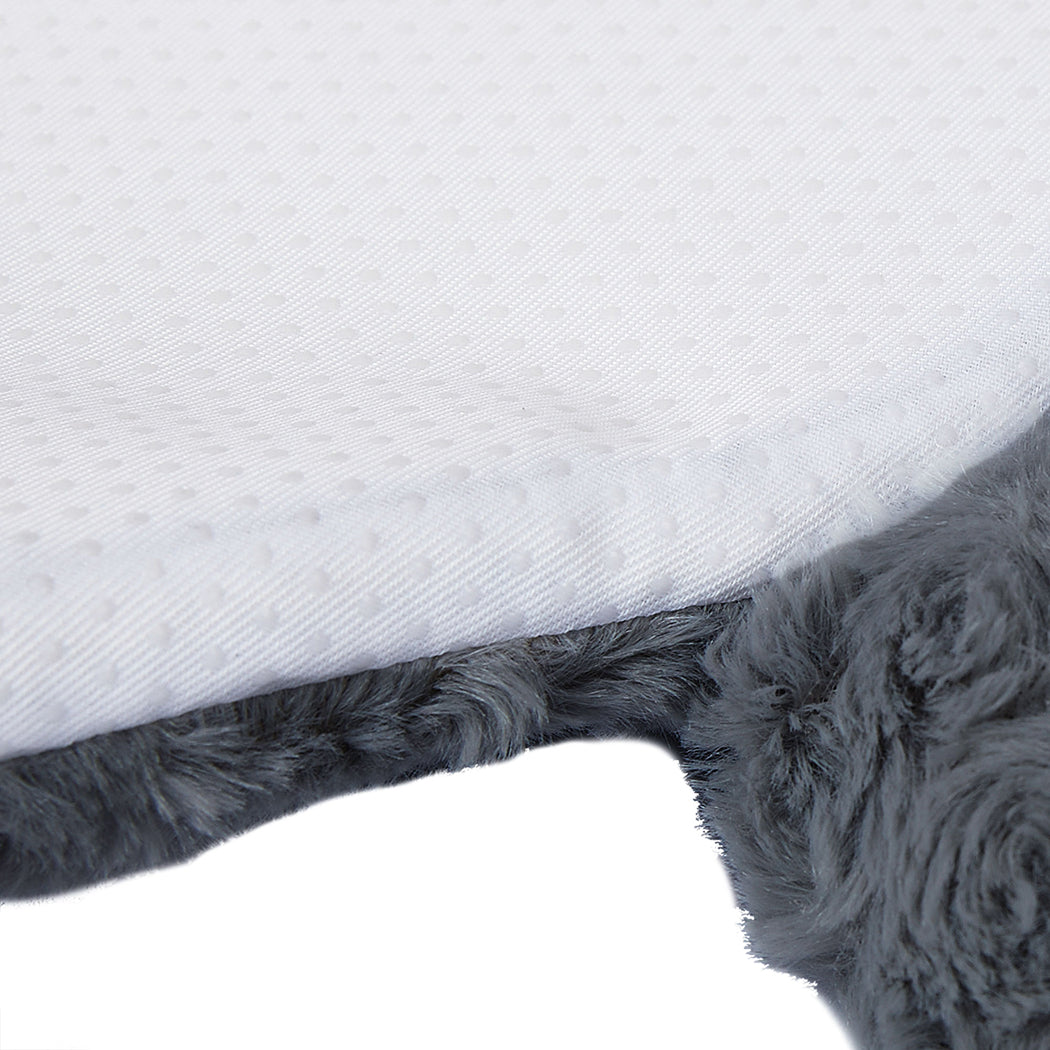 Pawz Pet Bed Cat Calming Dog Squeaky M Charcoal Medium
