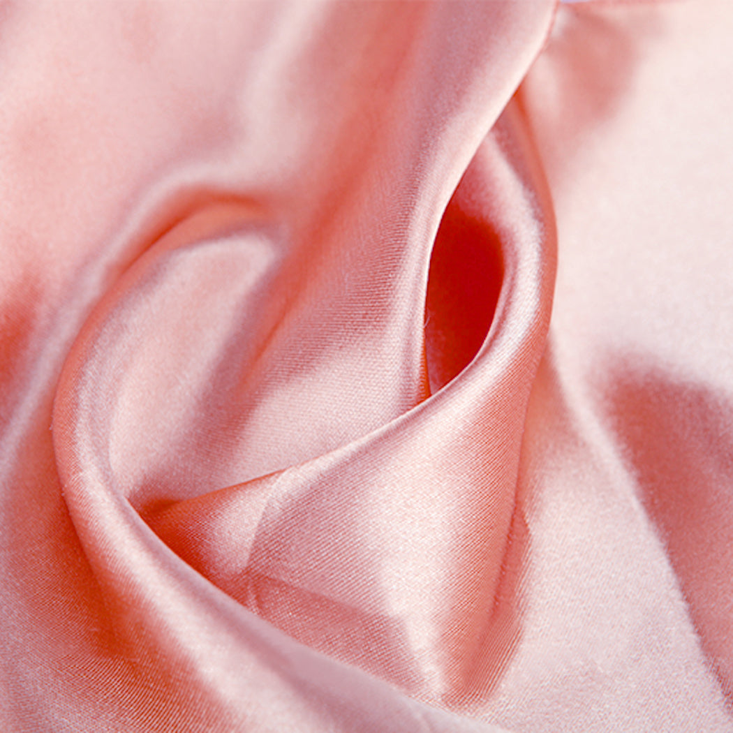 20X Satin Fabric Chair Sashes Cloth Coral