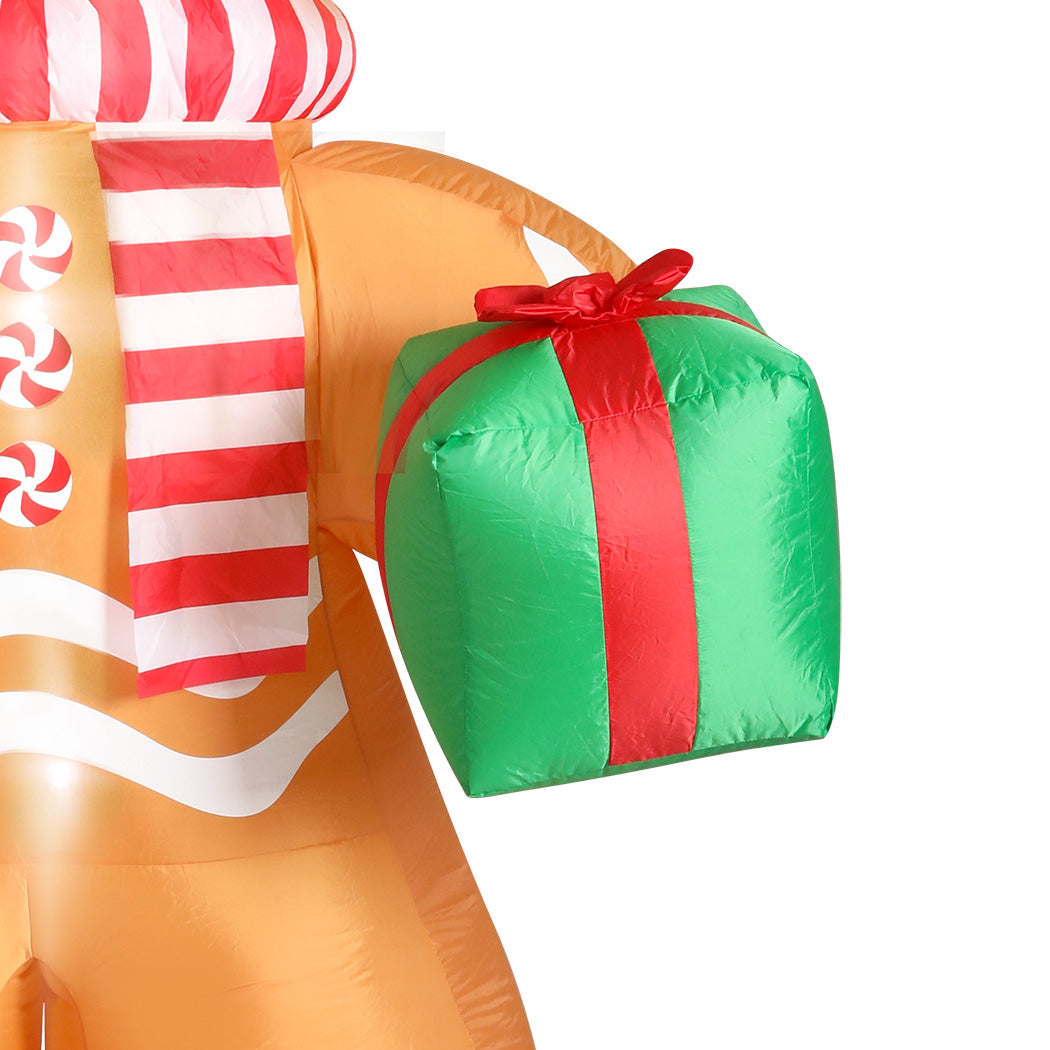 Santaco Christmas Inflatable Outdoor Gingerbread Man 2.5M