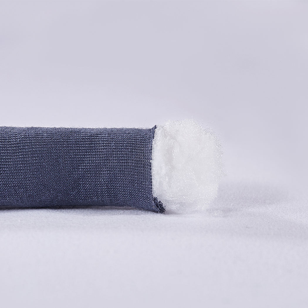 Dreamz Knitted Weighted Blanket Chunky Dark Grey Queen 9Kg