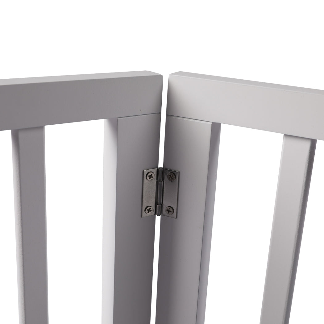 Pet Gate Dog Fence Retractable White 185Cm X 60.5Cm 1.8Cm