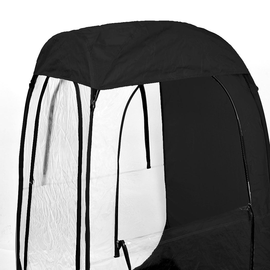 2X Pop Up Tent Camping Weather Shield Black