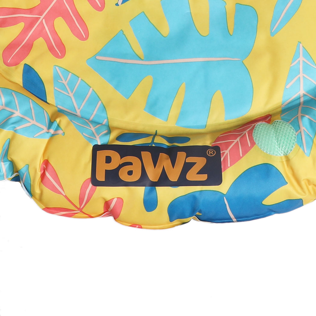 Pawz Pet Cool Gel Mat Cat Bed Dog Bolster L Large