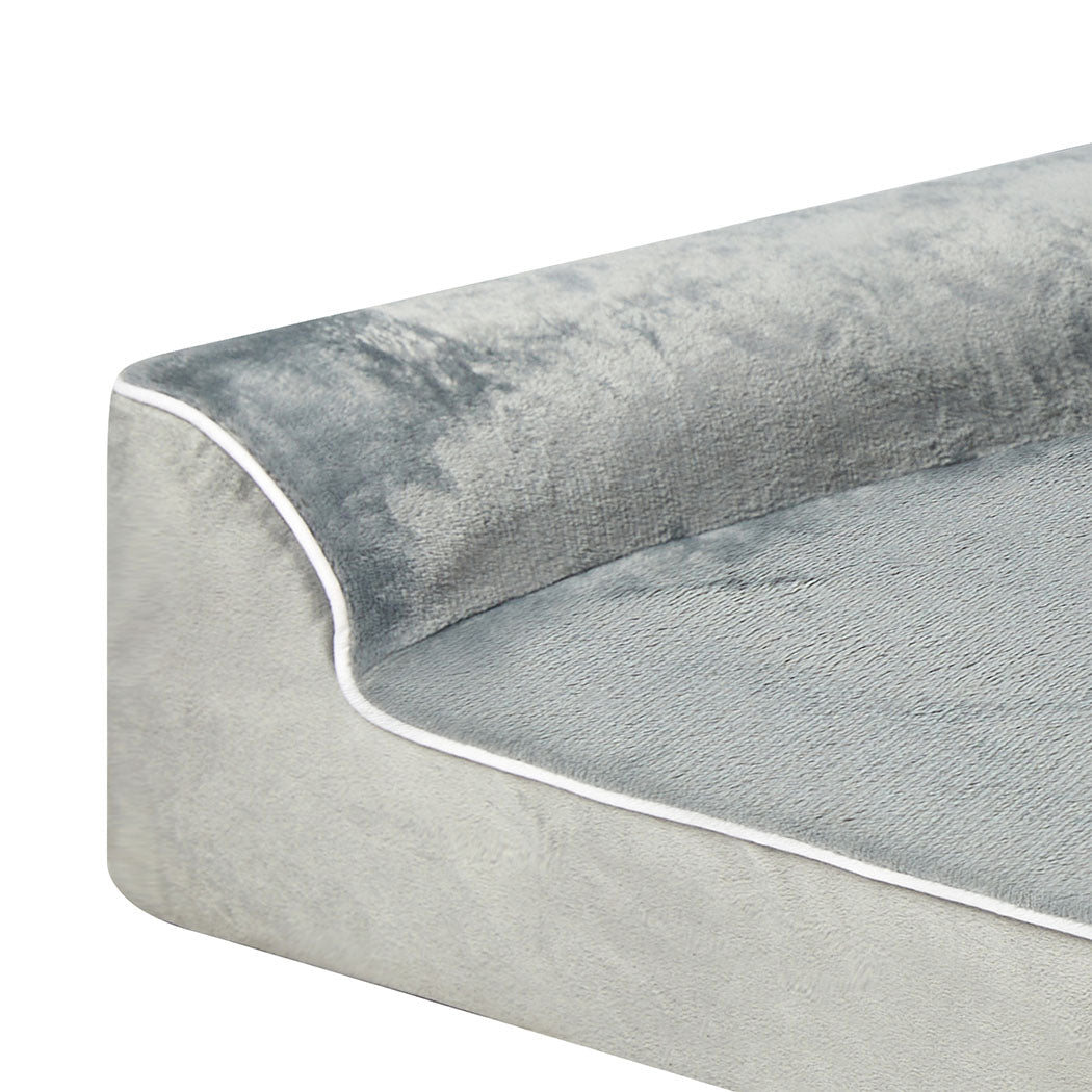 Pawz Orthopedic Dog Bed Xl Grey Premium Comfort And Support For Medium To Large Dogs